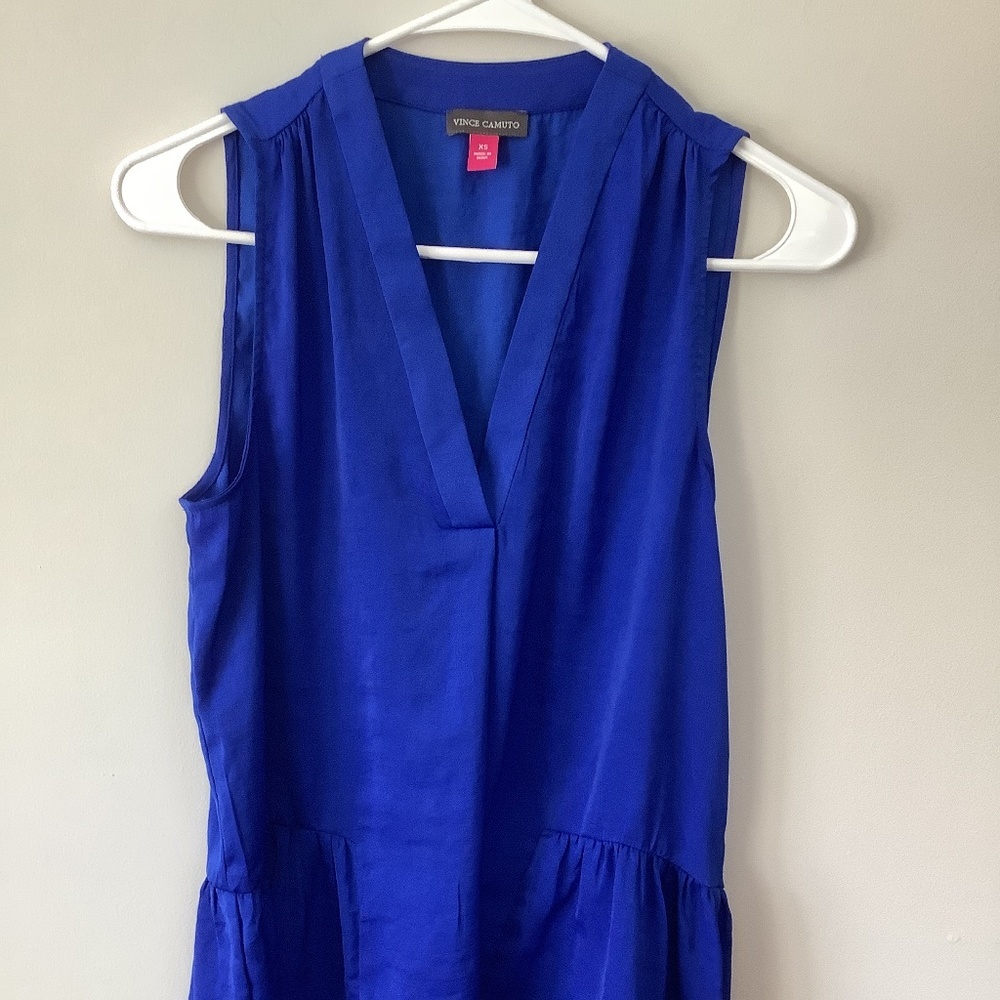 Vince Camuto/ Royal Blue XS Sleeveless Top